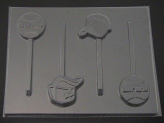 1435 Toronto Blue Jays Chocolate Candy Lollipop Mold